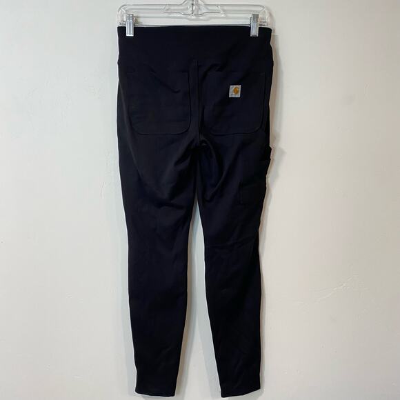 Carhartt Force Women's Utility Leggings Workwear Cargo Pockets Skinny Black XS - Picture 2 of 8